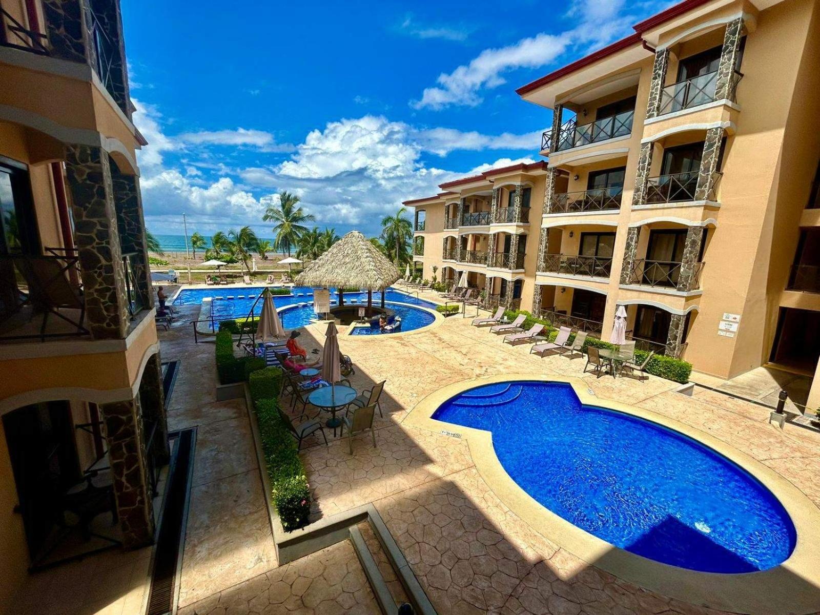 Apartamento De Lujo Las 3 Gotas Jaco, Frente Al Mar Con Vista A La Playa Luaran gambar